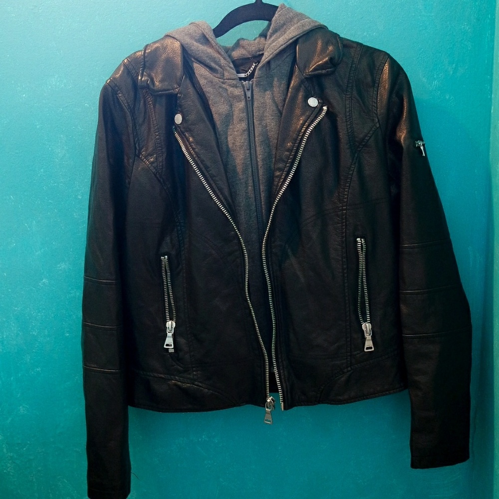 Faux Leather Jacket